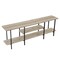 Manhattan Comfort Celine Side Table Console in Rustic Grey 25570-GY - alternate 7